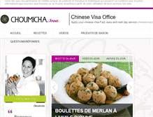Tablet Screenshot of choumicha.ma